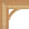 Ekena Millwork Thorton Block Rough Sawn Bracket, Western Red Cedar, 6"W x 20"D x 20"H BKT06X20X20THR05RWR - alternate 3